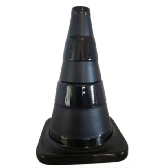 Joshua Vides x Unfinished Business- Traffic Cone - Black - Picture 1 of 3